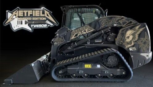 1/16 case TV450B clt tracked loader by Ertl, james hetfield (metallica) limited edition