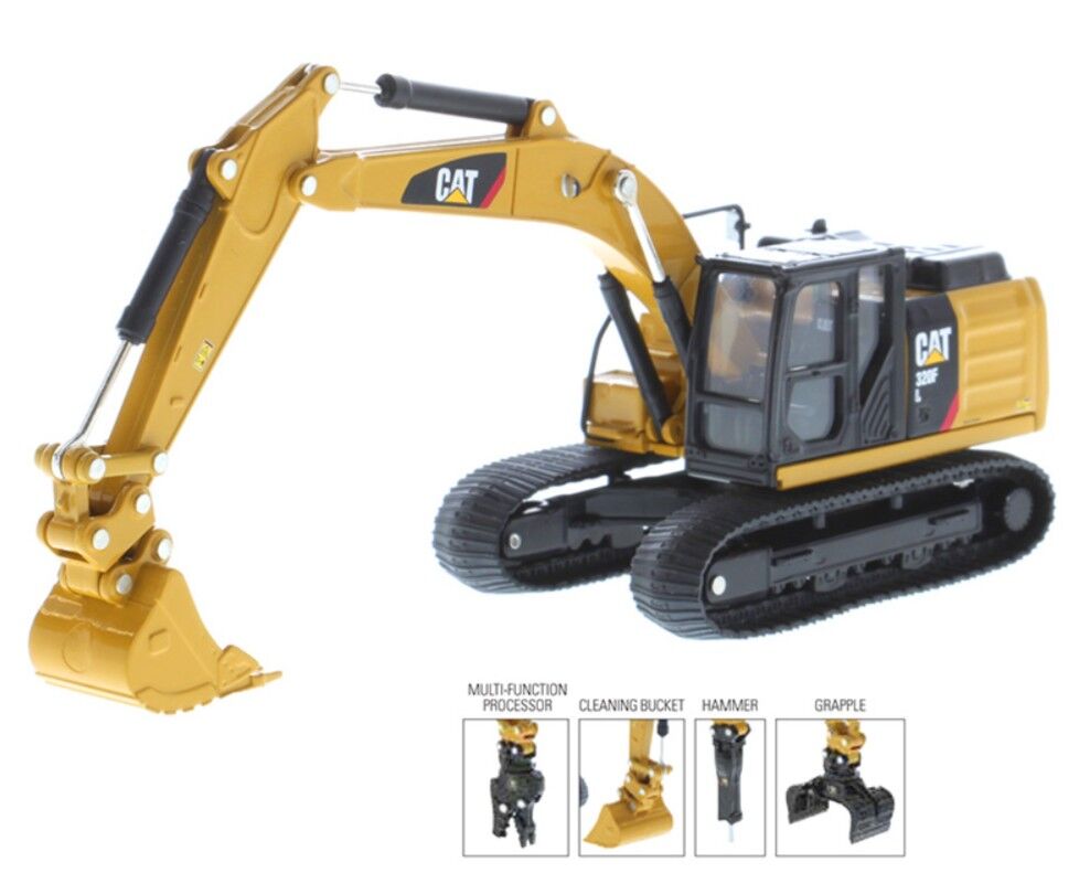 320F l hydraulic excavator with five tools