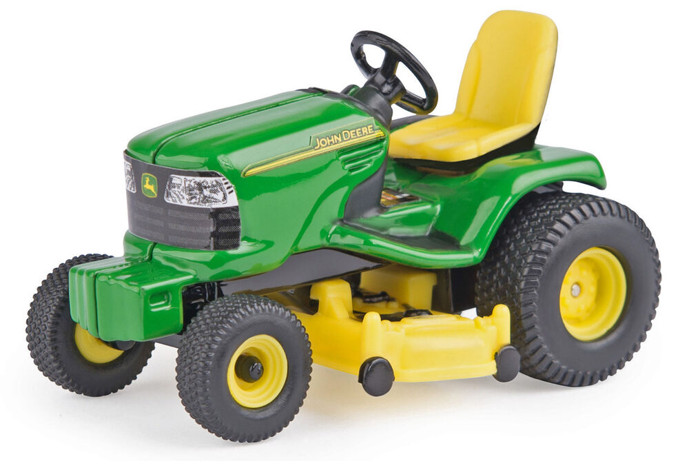 John Deere ride-on tractor lawn mower