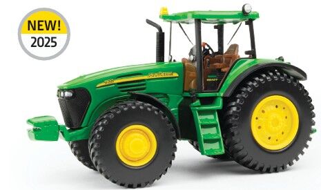 John Deere 7820 tractor on singles