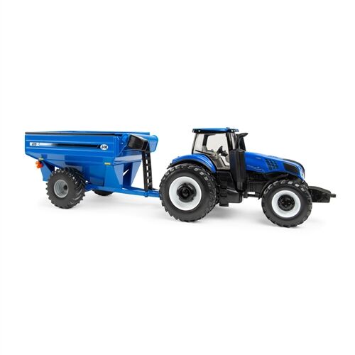 T8.355 with grain cart