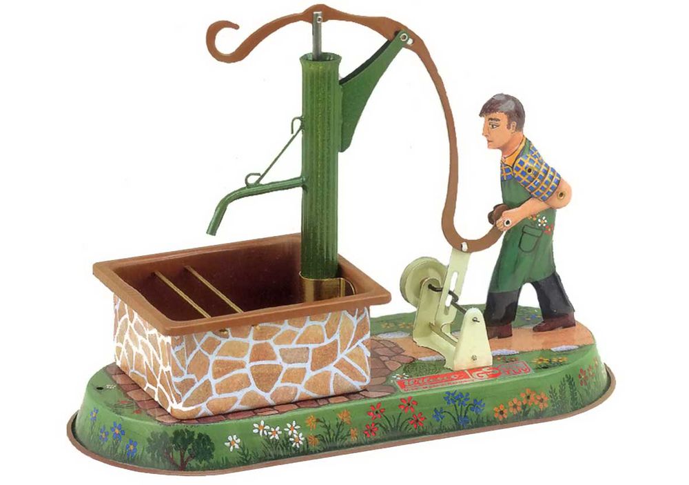 Wilesco jack pump with operator