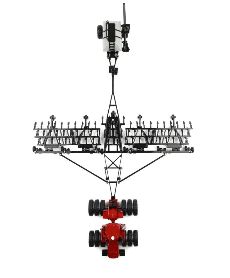 164 Case IH Steiger 600 HD Tractor with FlexiCoil PD5700 Air Seeder and 3450 Cart scale model by Collector Models