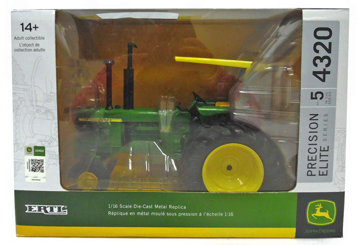 4320 TRACTOR with CANOPY and REAR DUALS  Precision Elite No 5 scale model by Collector Models