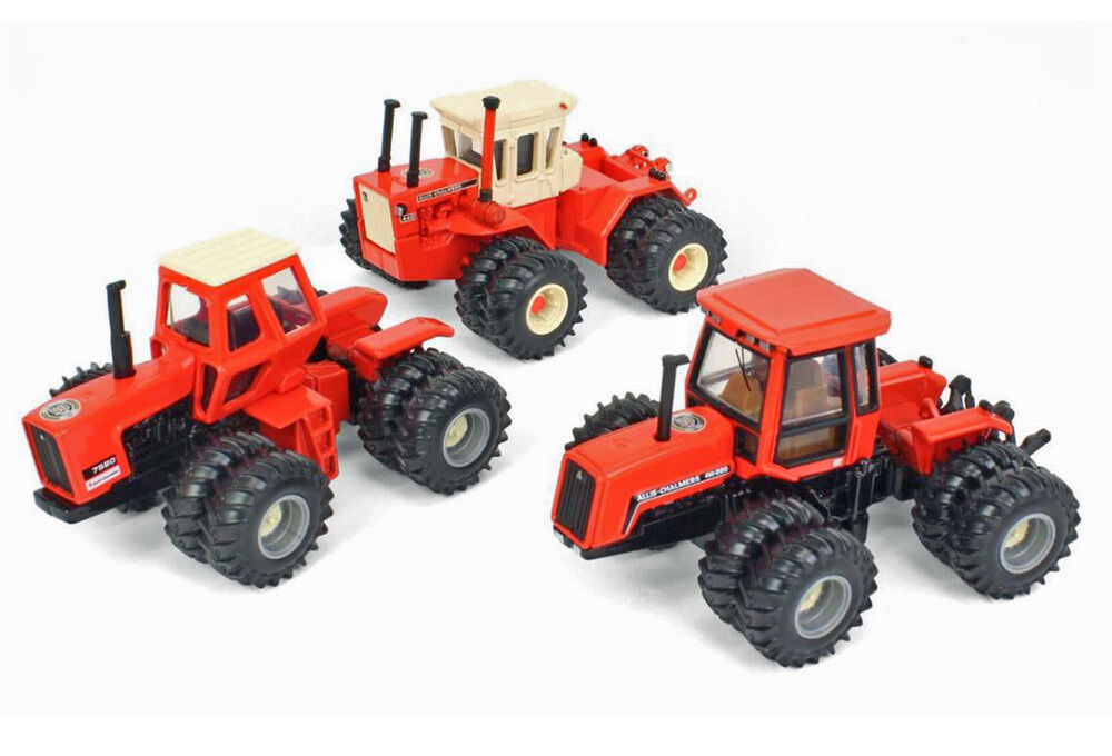 ALLIS CHALMERS 440 7580 4W 220 4WD TRACTORS  50th Anniversary set scale model by Collector Models