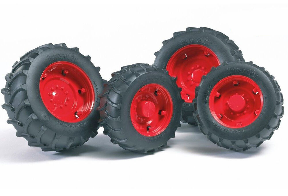 BRUDER CLIP ON DUAL WHEELS set4 suit Fendt BR 2060 2062 scale model by Collector Models