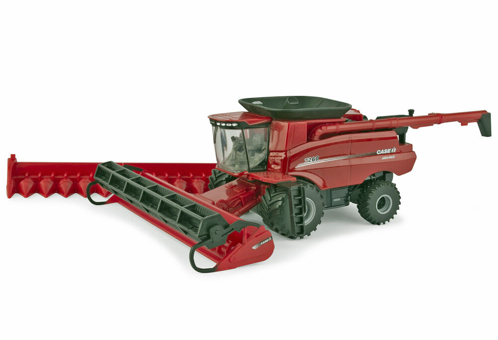 CASEIH 7260 AXIAL FLOW HEADER with Grain front and 12 row Corn front scale model by Collector Models