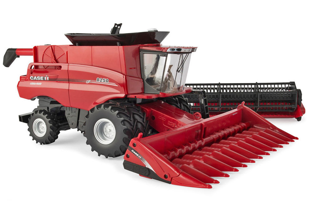 CASEIH 8250 HEADER with 30 ft GRAIN + 12 ROW CORN FRONTS scale model by Collector Models