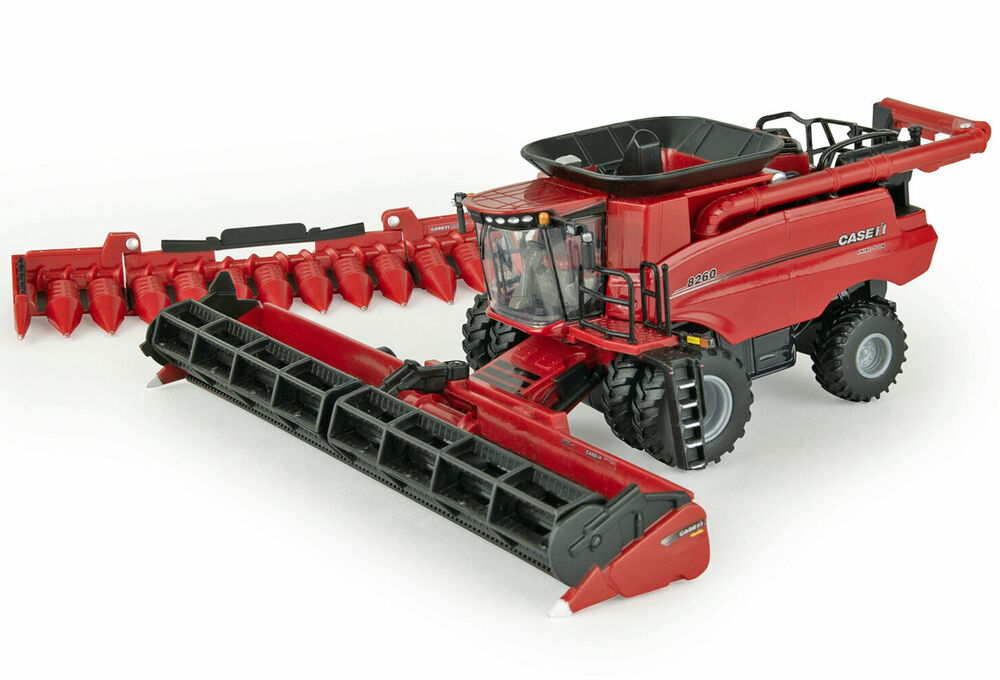 CASEIH 8260 HEADER with 40ft DRAPER GRAIN + 12 ROW CORN FRONTS  Prestige scale model by Collector Models
