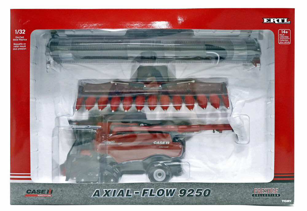 CASEIH 9250 HEADER on TRACKS with GRAIN + CORN FRONTS  Prestige series scale model by Collector Models