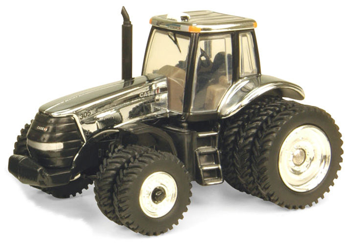 CASEIH MAGNUM 305 TRACTOR w  Rr triples + Frt duals Silver 25th Anniv scale model by Collector Models