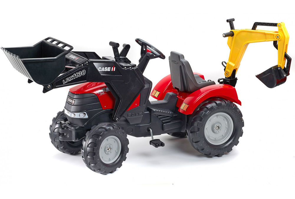 CASEIH PUMA 240 CVX PEDAL TRACTOR with LOADER + BACKHOE scale model by Collector Models