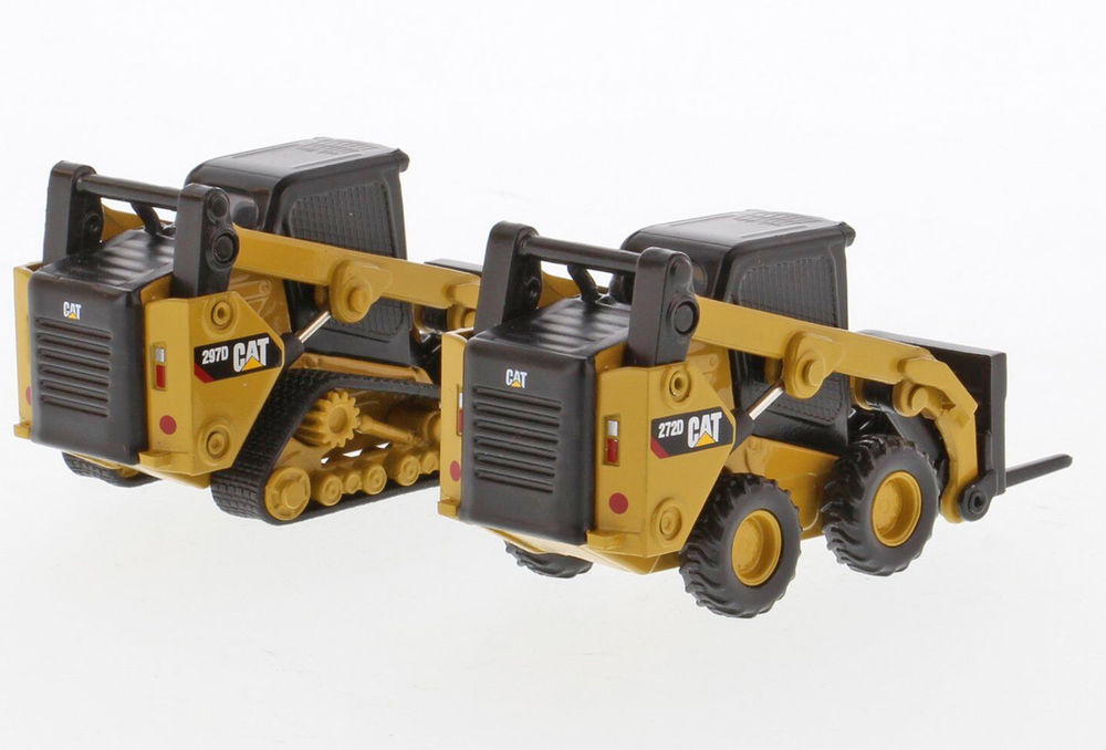CATERPILLAR 272D2 SKID STEER + 297D2 TRACKED LOADER  Set of 2 scale model by Collector Models