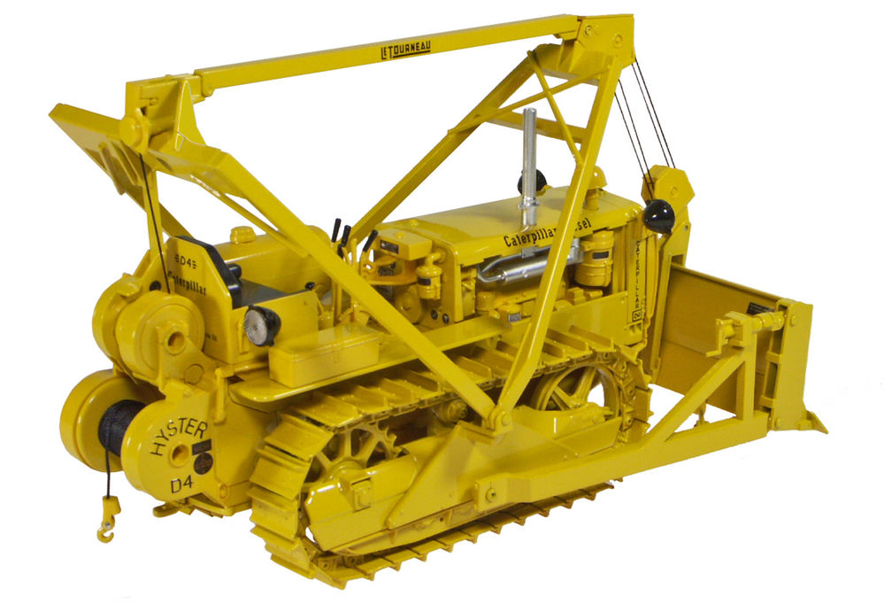 CATERPILLAR D4 2T DOZER with LeTOURNEAU BLADE  very limited availability scale model by Collector Models