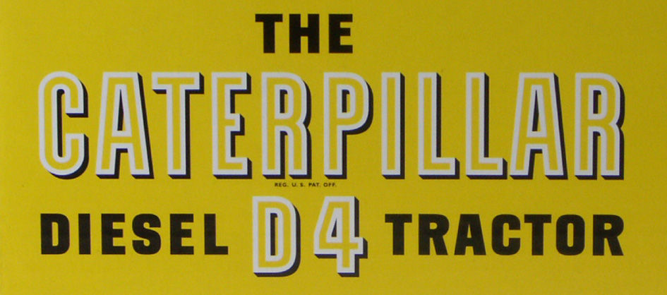 CATERPILLAR D4 2T DOZER with LeTOURNEAU BLADE  very limited availability scale model by Collector Models