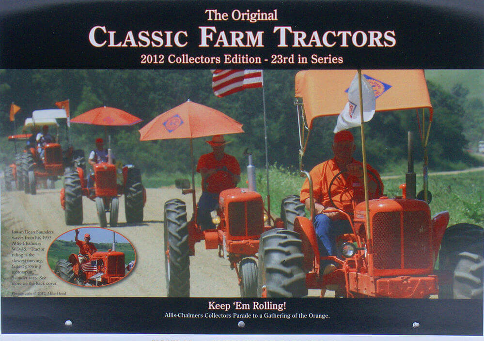 COLLECTOR MODELS 2012 CLASSIC TRACTOR CALENDAR  great for pictures scale model by Collector Models