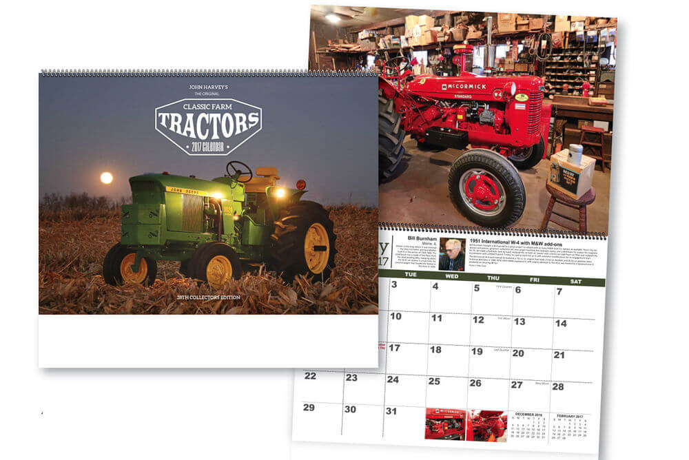 COLLECTOR MODELS 2017 CLASSIC TRACTOR CALENDAR  price includes postage scale model by Collector Models