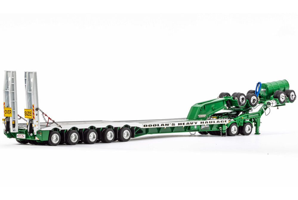 DRAKE 5 x 8 SWINGWING DROP DECK TRAILER w 2 x 8 DOLLY  Doolans livery scale model by Collector Models