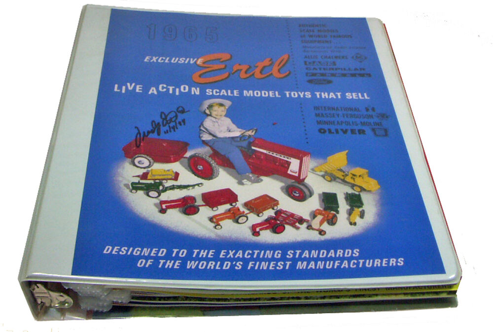 ERTL TOY CATALOGUE SET 1962 to 1973 scale model by Collector Models