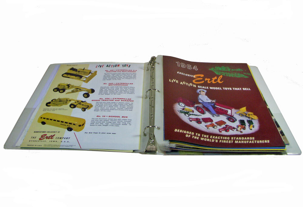 ERTL TOY CATALOGUE SET 1962 to 1973 scale model by Collector Models