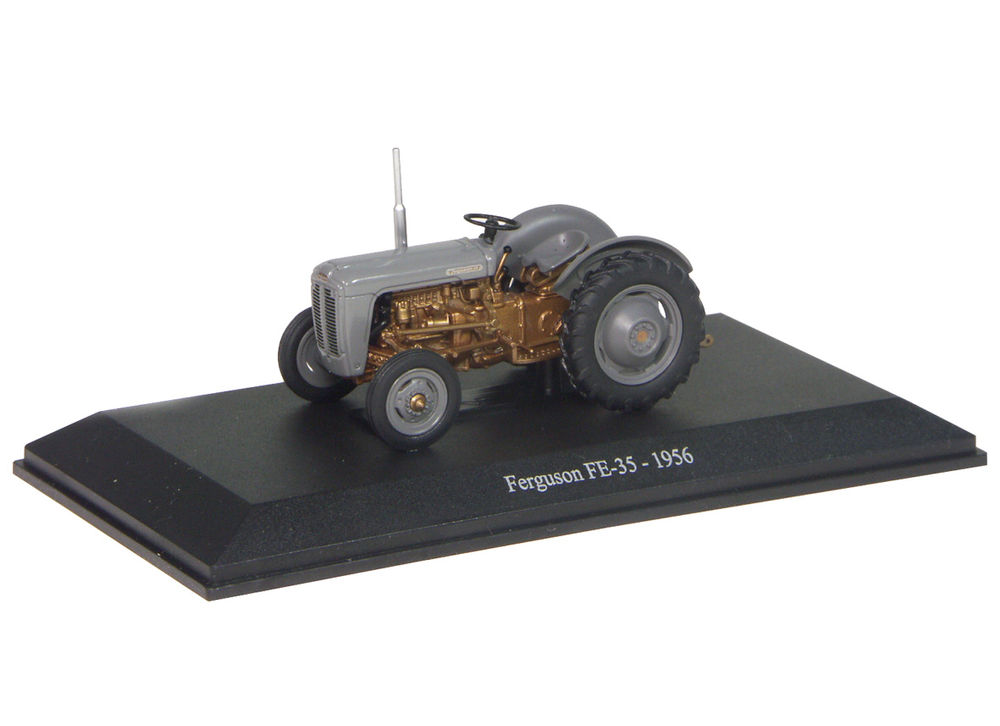 FERGUSON FE35 TRACTOR  grey and gold Fergy 35   very detailed scale model by Collector Models