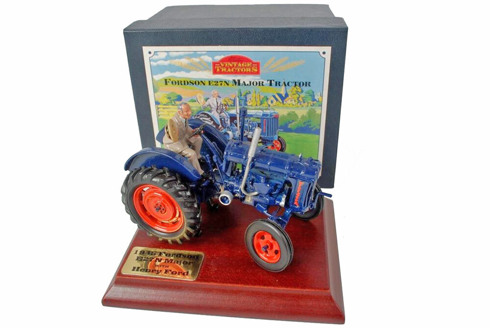 FORDSON E27N with Henry Ford as driver  premium boxed Vintage Farm series scale model by Collector Models