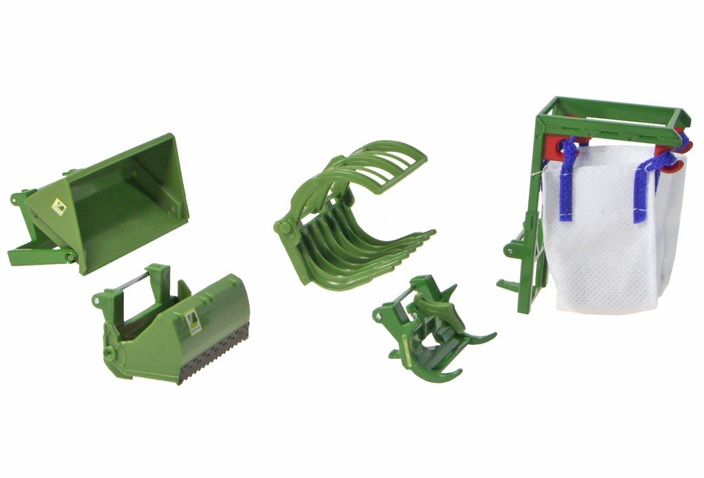 FRONT LOADER ACCESSORY SET 5 Pc set fits Siku loader tractors scale model by Collector Models