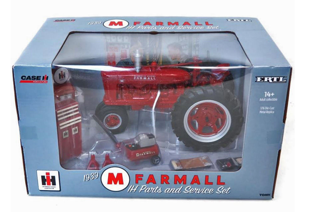 IH FARMALL M with workshop accessories   Limited availability scale model by Collector Models
