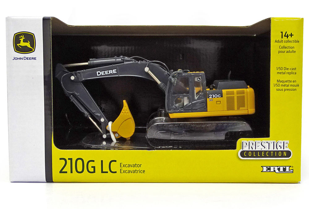 JOHN DEERE 210G LC EXCAVATOR with METAL TRACKS  Prestige Series scale model by Collector Models