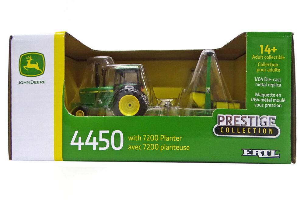 JOHN DEERE 4450 TRACTOR with DUALS and 7200 PLANTER   Prestige series scale model by Collector Models