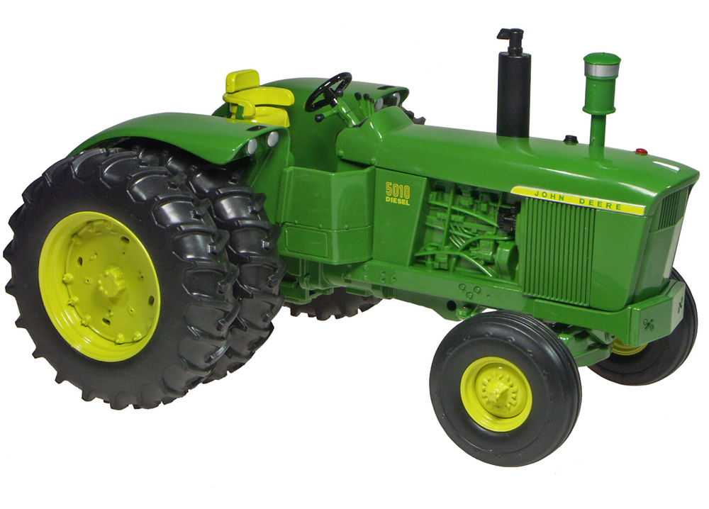 JOHN DEERE 5010 TRACTOR with Rear Duals  50th Anniversary  No Box scale model by Collector Models