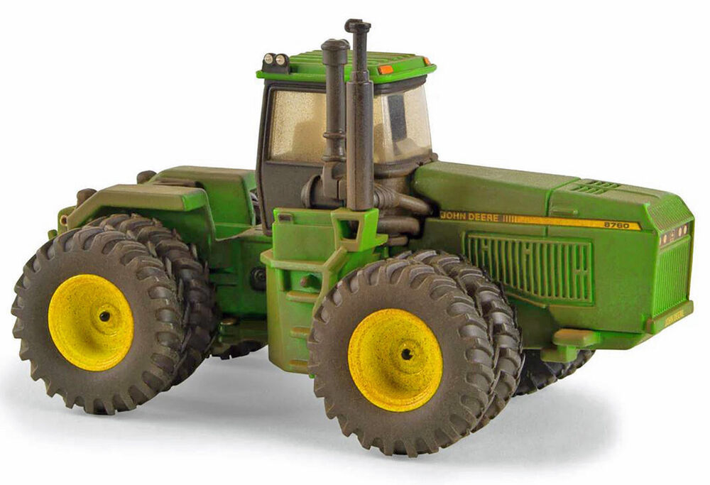 JOHN DEERE 8760 4WD TRACTOR on duals   Prestige series   Rare muddy version scale model by Collector Models