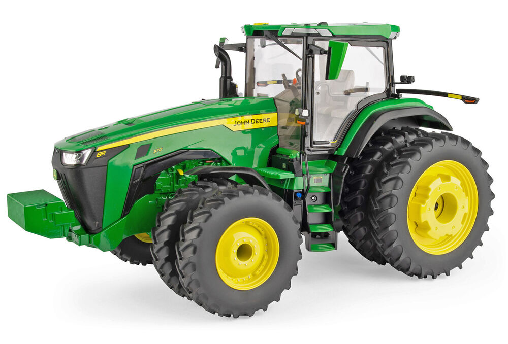 JOHN DEERE 8R 370 TRACTOR with Front + Rear duals    Prestige Series scale model by Collector Models