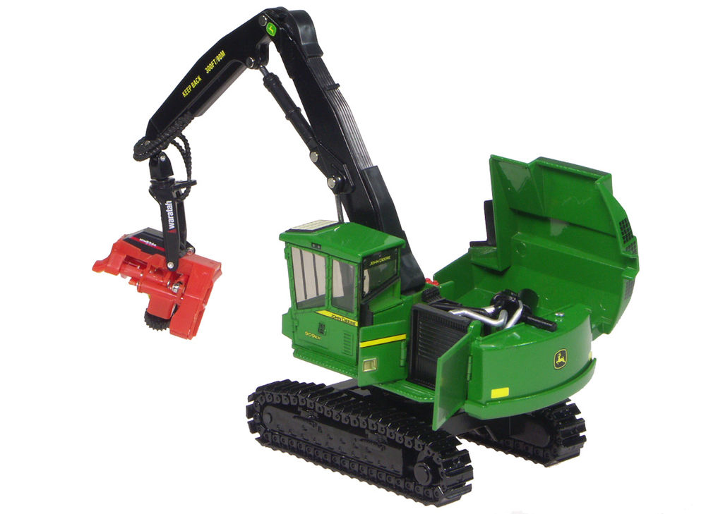JOHN DEERE 909KH TRACKED TREE HARVESTER  with WARATAH HEAD Prestige Series scale model by Collector Models