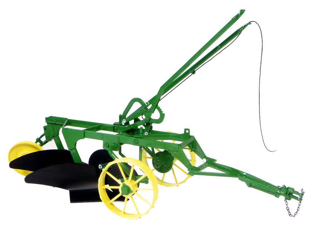 JOHN DEERE No 44 TWO FURROW MOULDBOARD PLOUGH    High detail scale model by Collector Models