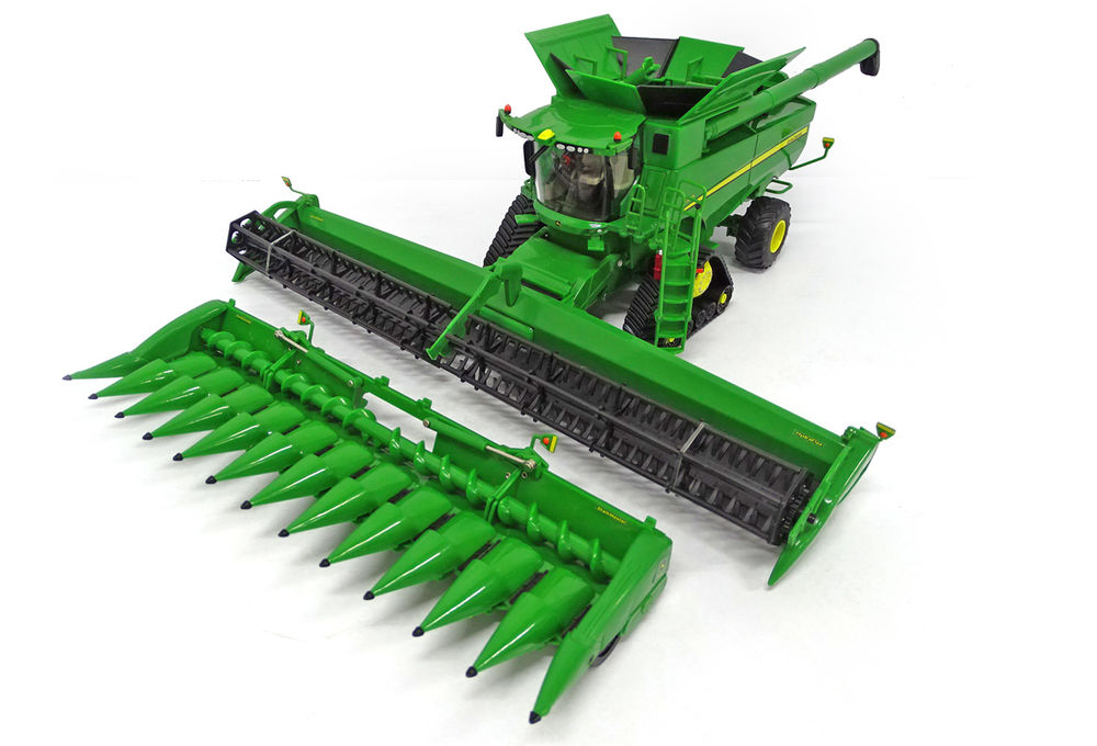 JOHN DEERE S780 HEADER on TRACKS with DRAPER FRONT  Prestige Series scale model by Collector Models