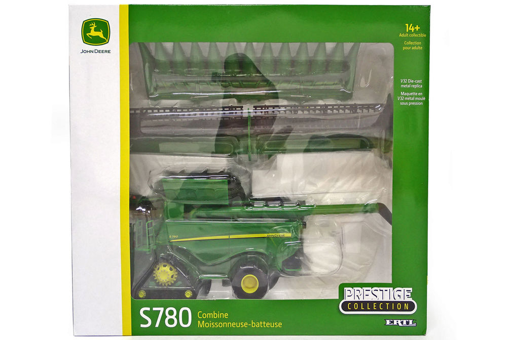 JOHN DEERE S780 HEADER on TRACKS with DRAPER FRONT  Prestige Series scale model by Collector Models