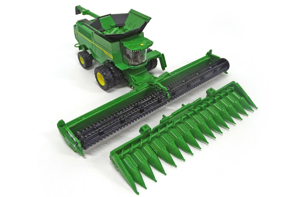 JOHN DEERE X9 1000 HEADER with GRAIN + CORN FRONTS scale model by Collector Models