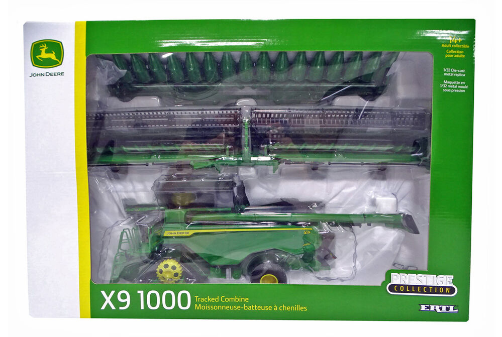 JOHN DEERE X9 1100 HEADER on TRACKS with 2 FRONTS   Prestige series scale model by Collector Models