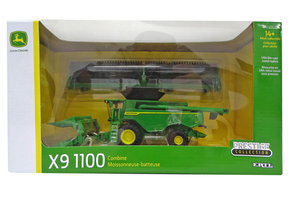 JOHN DEERE X9 1100 HEADER with two fronts  Prestige Edition scale model by Collector Models
