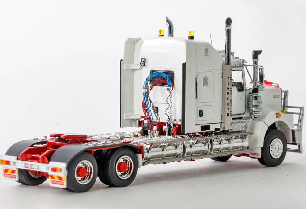 KENWORTH C509 PRIME MOVER revised version whitered burgundy   Very detailed scale model by Collector Models