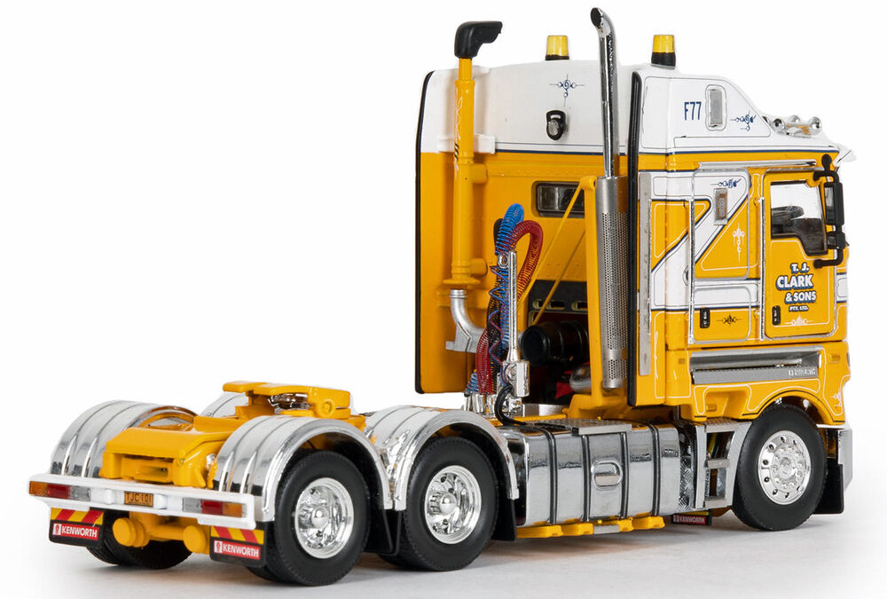 KENWORTH K200 23 CAB with Drake 5x8 DROP DECK TRAILER + 2x8 DOLLY  TJ CLARK scale model by Collector Models