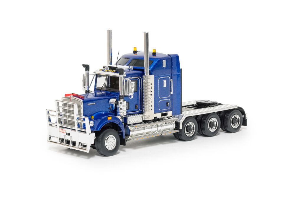 KENWORTH METALLLIC BLUE  C509 SLEEPER CAB TRI DRIVE PRIME MOVER  scale model by Collector Models