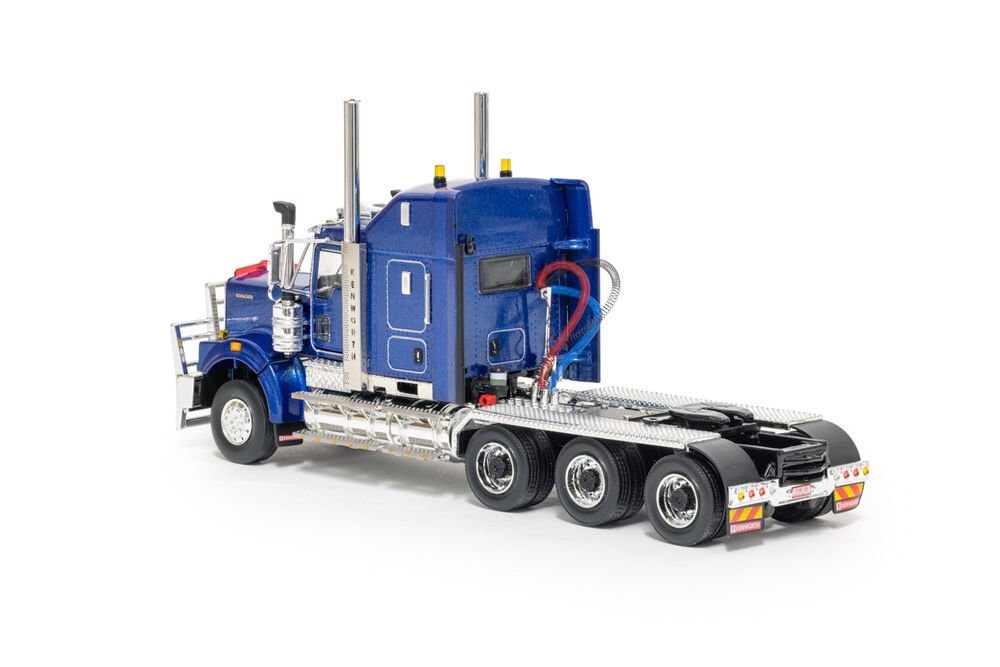 KENWORTH METALLLIC BLUE  C509 SLEEPER CAB TRI DRIVE PRIME MOVER  scale model by Collector Models
