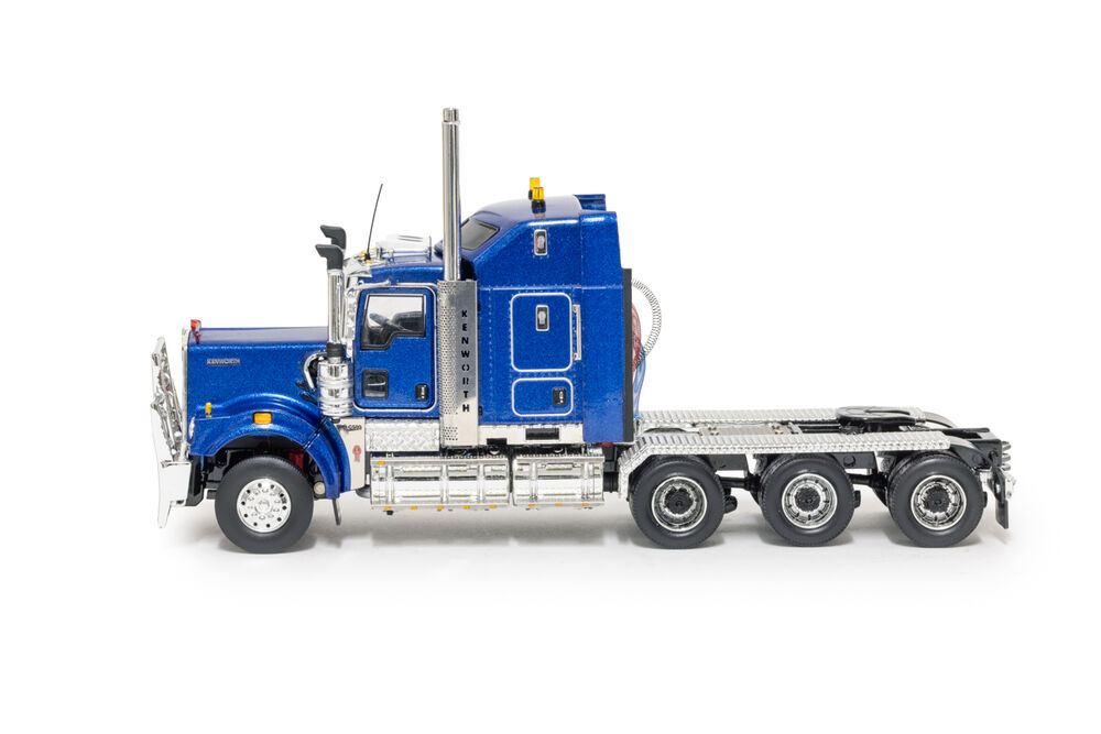 KENWORTH METALLLIC BLUE  C509 SLEEPER CAB TRI DRIVE PRIME MOVER  scale model by Collector Models