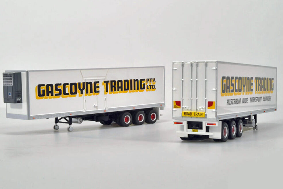 KENWORTH SAR ROADTRAIN REFER PANTECH with two TRAILERS   Gascoyne Trading scale model by Collector Models