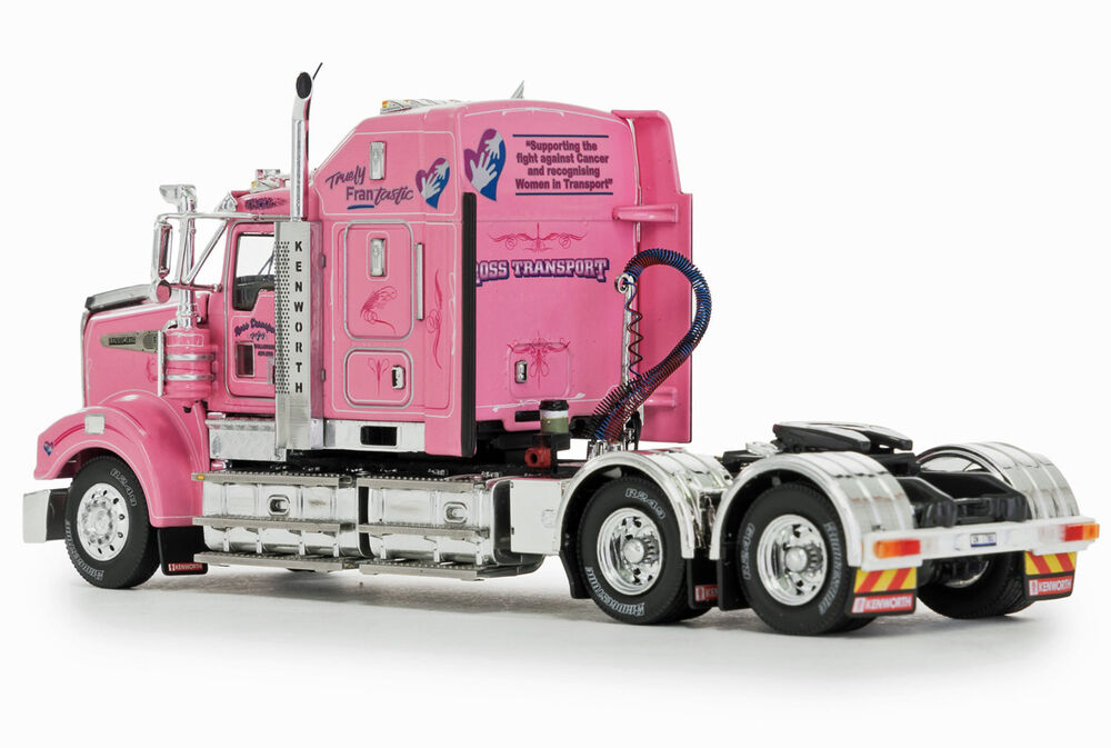 KENWORTH T909 PRIME MOVER   Ross Transport special Pink edition scale model by Collector Models