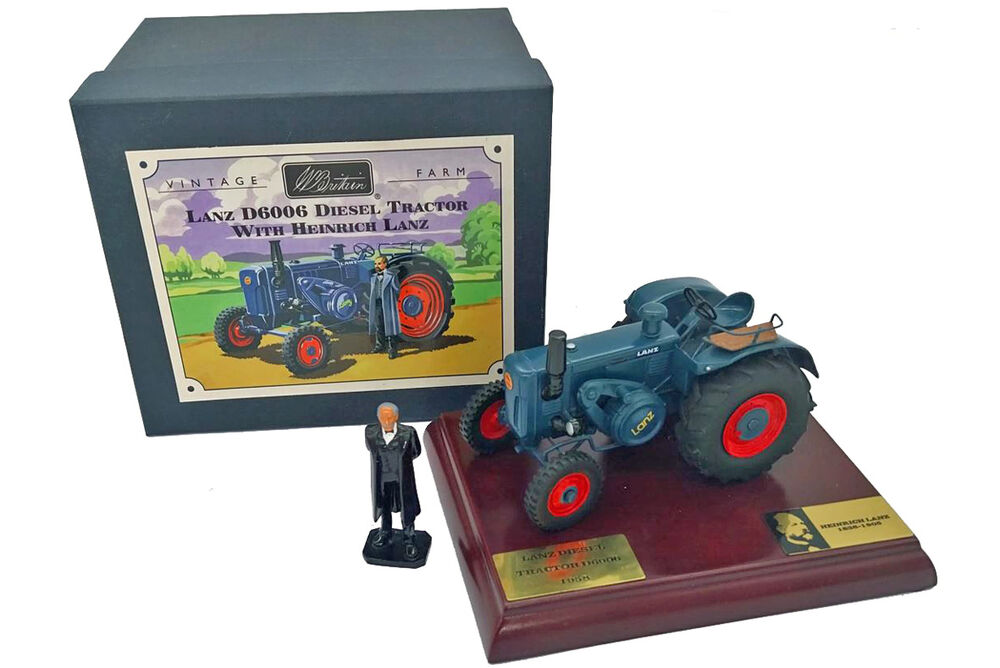LANZ D6006 DIESEL with Heinrich Lanz premium boxed Vintage Farm series scale model by Collector Models
