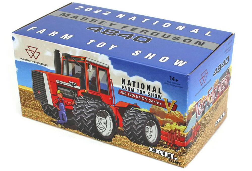 MASSEY FERGUSON 4840 4WD TRACTOR on Duals  Special Edition 2022 NFTS scale model by Collector Models