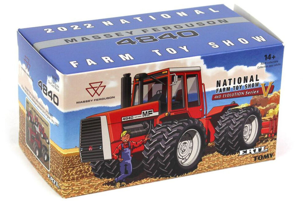 MASSEY FERGUSON 4840 4WD TRACTOR on Duals  Special Edition 2022 NFTS scale model by Collector Models